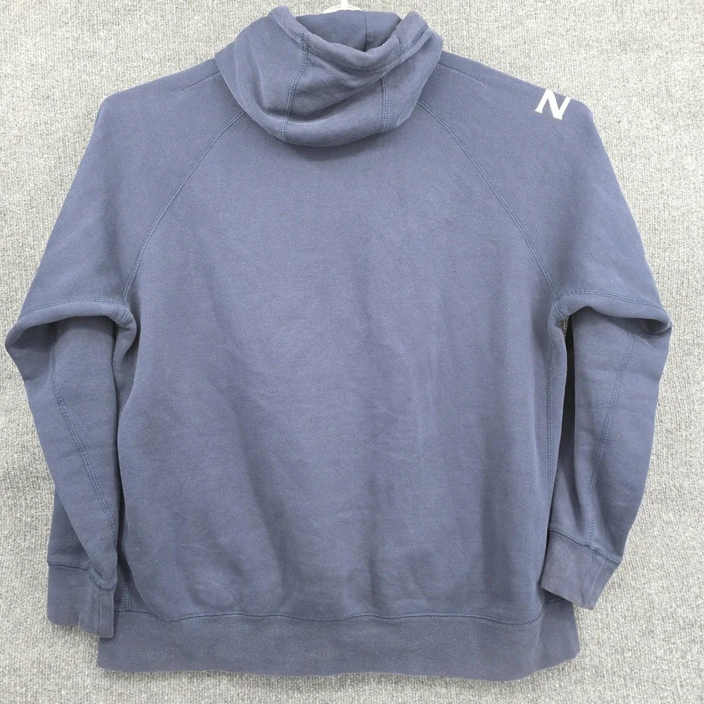 Nike Jordan Air Hoodie Mens 2XL Blue Pullover Fleece‎ Graphic Gym Y2k Streetwear